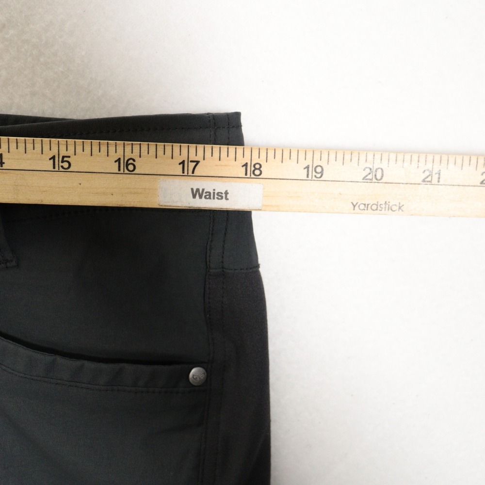 KUHL Voyagr Pants Performance Hiking Black Nylon Travel Women 12 EUC Style 6296 - Picture 7 of 10